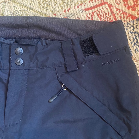The North Face Snow Pants Hyvent Black Snowboard Size M Medium *FLAW please read - Picture 3 of 14